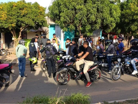 Accidente entre dos motocicletas deja lesionados leves en Riohacha