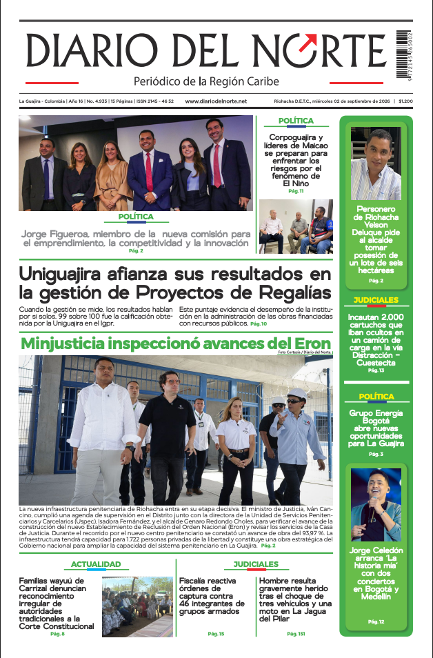 Edición Miércoles 2 de Septiembre de 2026